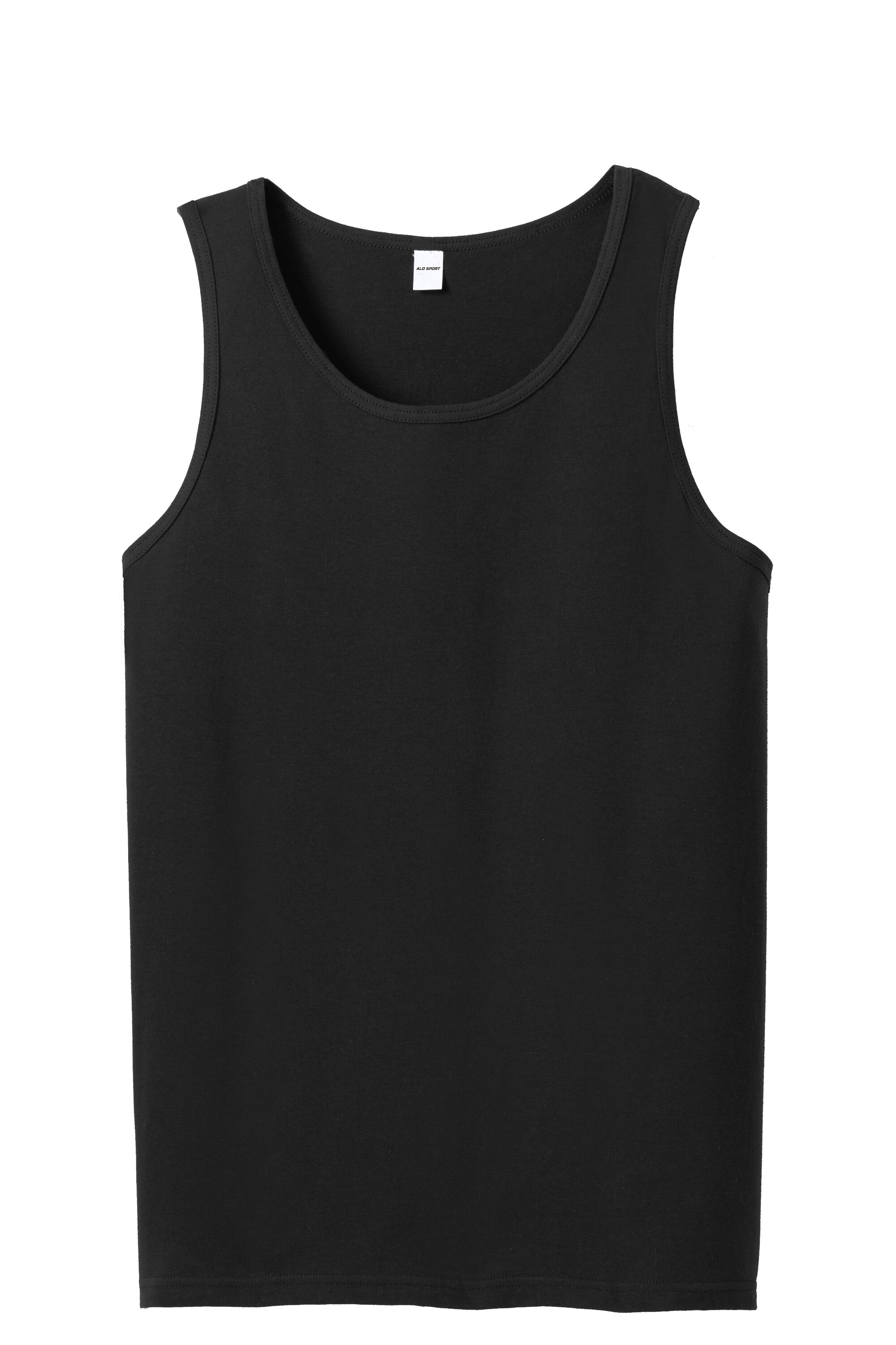 Anvil_986_Black_Mens_Ring_Spun_100_Cotton_Tank_Top