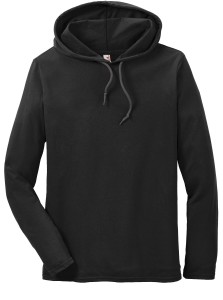 Anvil_987_Black_Dark_Grey_Mens_Ring_Spun_100_Cotton_Long_Sleeve_Hooded_T-Shirt_Hoodie