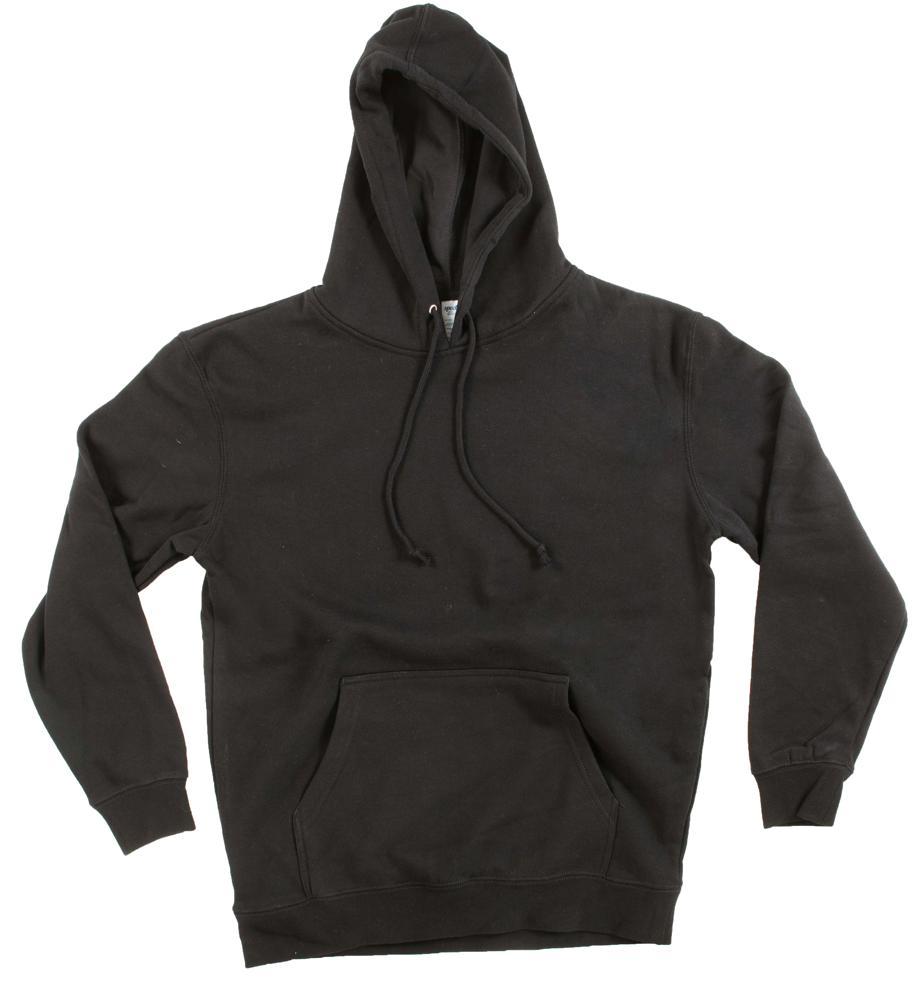 Spectra-4000-Adult-pullover-hooded-fleece-Black
