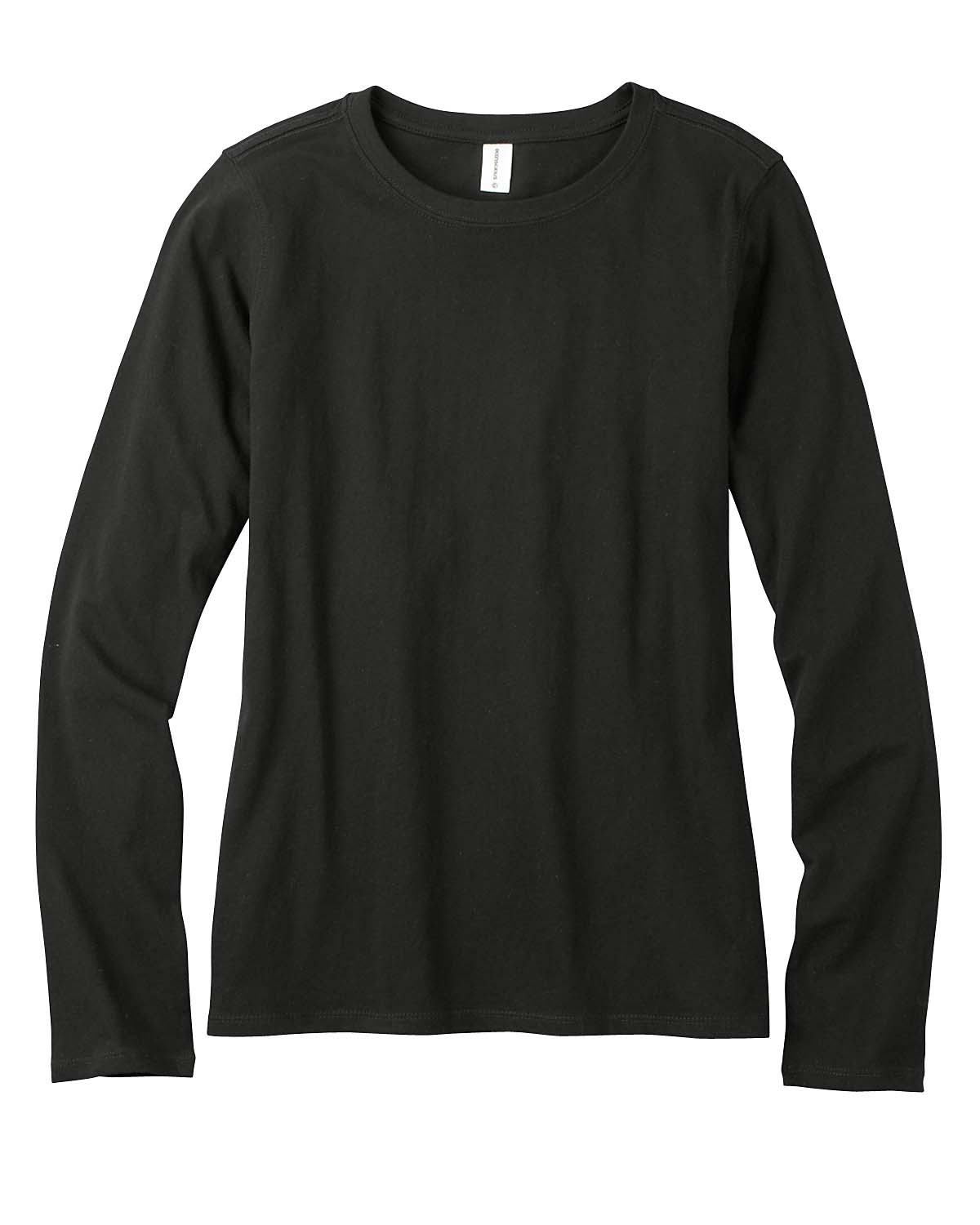 econscious_EC3500_Black_Womens_Organic_Cotton_Long_Sleeve_T-Shirt